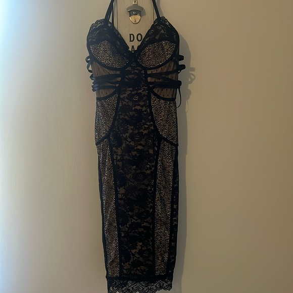 Womens Bebe mid corset dress - Picture 1 of 2